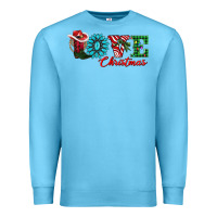 Ocean Blue love christmas Premium Sweatshirt - AdoDesignShop