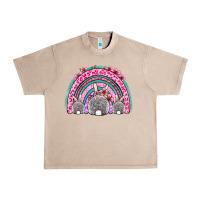 French Oak Easter bunny rainbow Urban Heavy Tee - OliviaCreatesArt