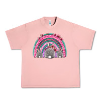 Salmon Easter bunny rainbow Urban Heavy Tee - OliviaCreatesArt