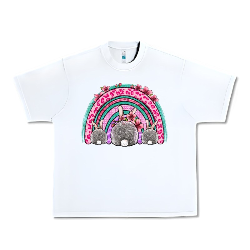 Easter Bunny Rainbow Urban Heavy Tee by OliviaCreatesArt | Teevron