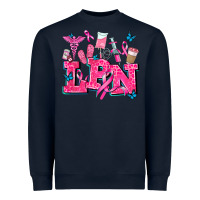 Navy lpn cancer  nurse with Heavyweight Sweatshirt - AdoDesignShop