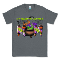 Charcoal Heather my favorite monsters calls me mom Classic Tee - CowGirlArtShop