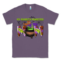 Lavender my favorite monsters calls me mom Classic Tee - CowGirlArtShop