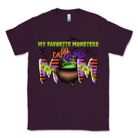 Plum my favorite monsters calls me mom Classic Tee - CowGirlArtShop