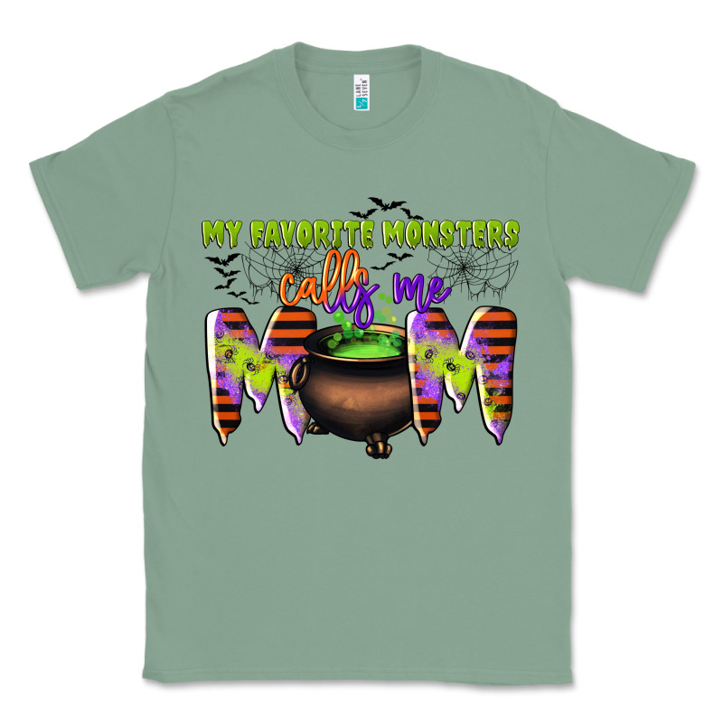 My Favorite Monsters Calls Me Mom Classic Tee by CowGirlArtShop | Teevron