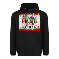 Black santa's favorite nurse Heavyweight Hoodie - AdoDesignShop