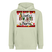Matcha santa's favorite nurse Heavyweight Hoodie - AdoDesignShop