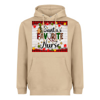 Mushroom santa's favorite nurse Heavyweight Hoodie - AdoDesignShop
