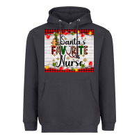Smoke santa's favorite nurse Heavyweight Hoodie - AdoDesignShop