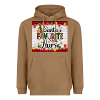 Toasted Coconut santa's favorite nurse Heavyweight Hoodie - AdoDesignShop
