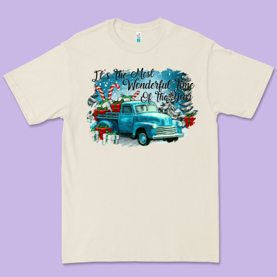Its The Wonderful Time Of The Year Truck Premium Tee Designed By Cowgirlartshop