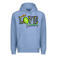 Colony Blue love summer Premium Hoodie - CowhideDigitalArt