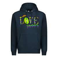 Navy love summer Premium Hoodie - CowhideDigitalArt