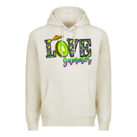 Oatmeal Heather love summer Premium Hoodie - CowhideDigitalArt