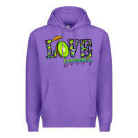 Purple love summer Premium Hoodie - CowhideDigitalArt
