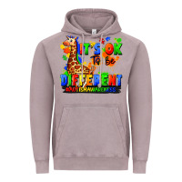 Vintage Zinc it's ok to be different autism awareness Vintage Hoodie - FaDigitalArtStudio