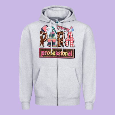 Para Professional Zipper Hoodie Designed By Adodesignshop