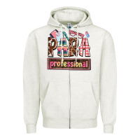 Oatmeal Heather para professional Zipper Hoodie - AdoDesignShop