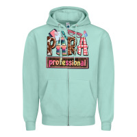 Seafoam para professional Zipper Hoodie - AdoDesignShop