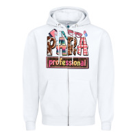 White para professional Zipper Hoodie - AdoDesignShop