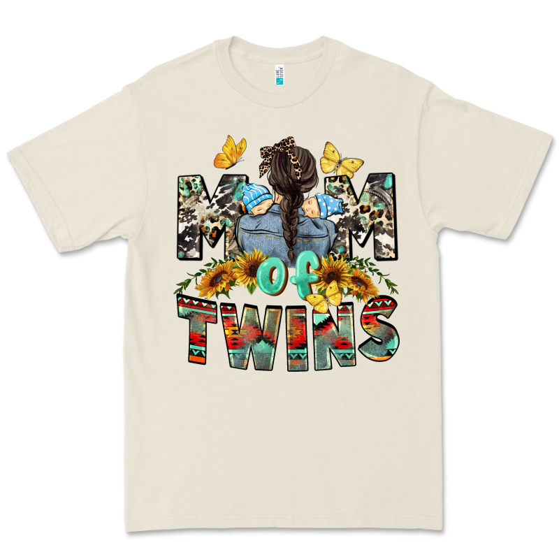 Mom Of Twins Boys Mother's Day Premium Tee by CowGirlArtShop | Teevron