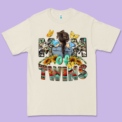 Mom Of Twins Boys Mother's Day Premium Tee Designed By Cowgirlartshop