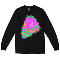 Black tie dye patch Long Sleeve Tee - RanaPortraitStore