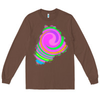 Chestnut tie dye patch Long Sleeve Tee - RanaPortraitStore