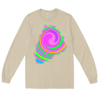 Mushroom tie dye patch Long Sleeve Tee - RanaPortraitStore
