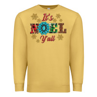 Antique Gold it's noel y'all Premium Sweatshirt - AdoDesignShop