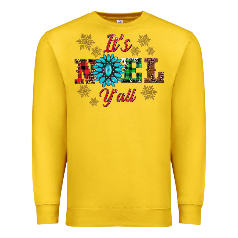 It's Noel Y'all Premium Sweatshirt by AdoDesignShop | Teevron