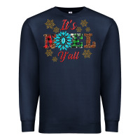 Navy it's noel y'all Premium Sweatshirt - AdoDesignShop