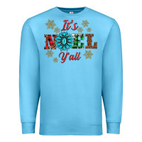 Ocean Blue it's noel y'all Premium Sweatshirt - AdoDesignShop