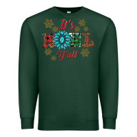 Sports Green it's noel y'all Premium Sweatshirt - AdoDesignShop