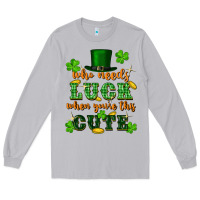 Moon Dust who needs luck when you're this cute Long Sleeve Tee - FaDigitalArtStudio