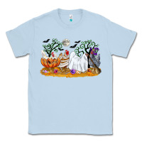 Dusty Blue halloween chicken Classic Tee - CowGirlArtShop