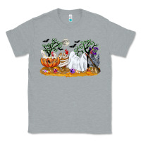 Heather Grey halloween chicken Classic Tee - CowGirlArtShop