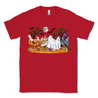 Red halloween chicken Classic Tee - CowGirlArtShop