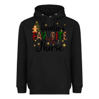 Black santa's favorite nurse Heavyweight Hoodie - AdoDesignShop
