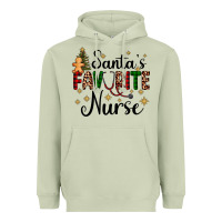Matcha santa's favorite nurse Heavyweight Hoodie - AdoDesignShop