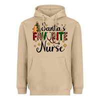 Mushroom santa's favorite nurse Heavyweight Hoodie - AdoDesignShop
