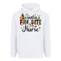 Santa's Favorite Nurse Heavyweight Hoodie | Teevron