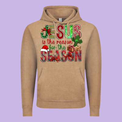 Jesus Is The Reason For The Season Christmas Bbs Vintage Hoodie Designed By Bundleandbundleshop