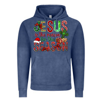 Vintage Denim jesus is the reason for the season christmas bbs Vintage Hoodie - BundleAndBundleShop