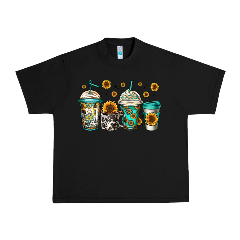 Sunflowers Coffee Cups Urban Heavy Tee by Jasminsmagicworld | Teevron