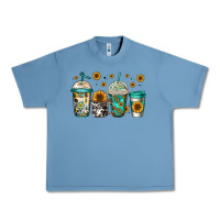 Pebble Blue sunflowers coffee cups Urban Heavy Tee - Jasminsmagicworld