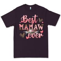 Plum best mamaw ever mother's day Premium Tee - CowGirlArtShop