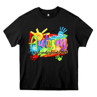 Black Autism accept understand love Heavy Core Tee - NancyCooperArtShop