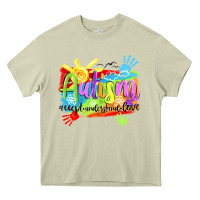 Mossy Autism accept understand love Heavy Core Tee - NancyCooperArtShop