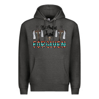 Charcoal Heather no perfect just forgiven Premium Hoodie - CowhideDigitalArt